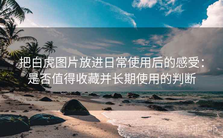 把白虎图片放进日常使用后的感受：是否值得收藏并长期使用的判断