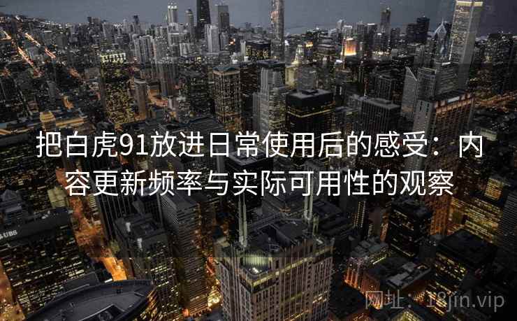 把白虎91放进日常使用后的感受：内容更新频率与实际可用性的观察