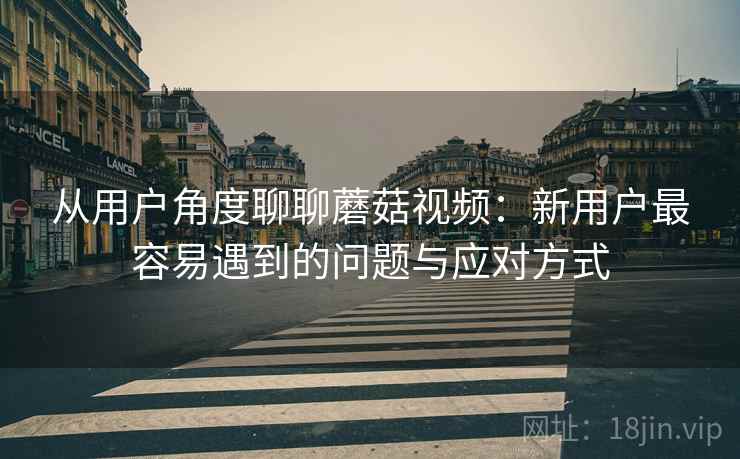 从用户角度聊聊蘑菇视频:新用户最容易遇到的问题与应对方式 从用户角度聊聊蘑菇视频:新用户最容易遇到的问题与应对方式