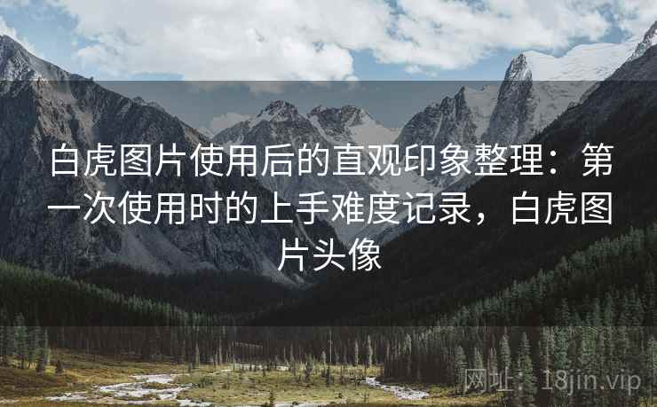 白虎图片使用后的直观印象整理:第一次使用时的上手难度记录,白虎图片头像 白虎图片使用后的直观印象整理:第一次使用时的上手难度记录,白虎图片头像